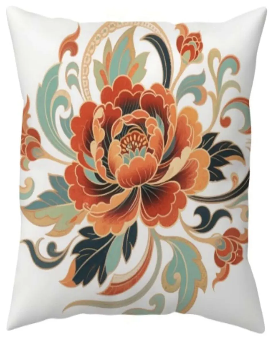 Pack de 4 Fundas de cojin mandala estampadas 2