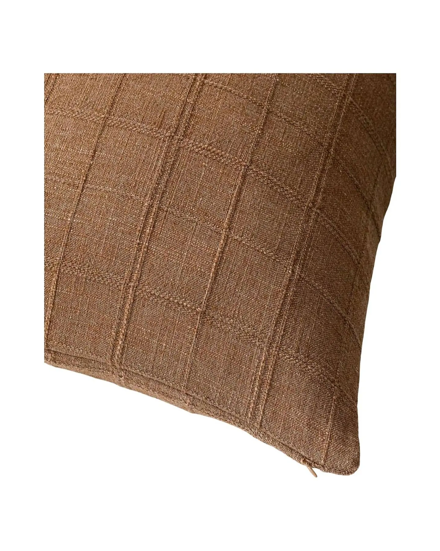 Pack de 2 Fundas de cojin Jacquard cuadrille  con relleno 3