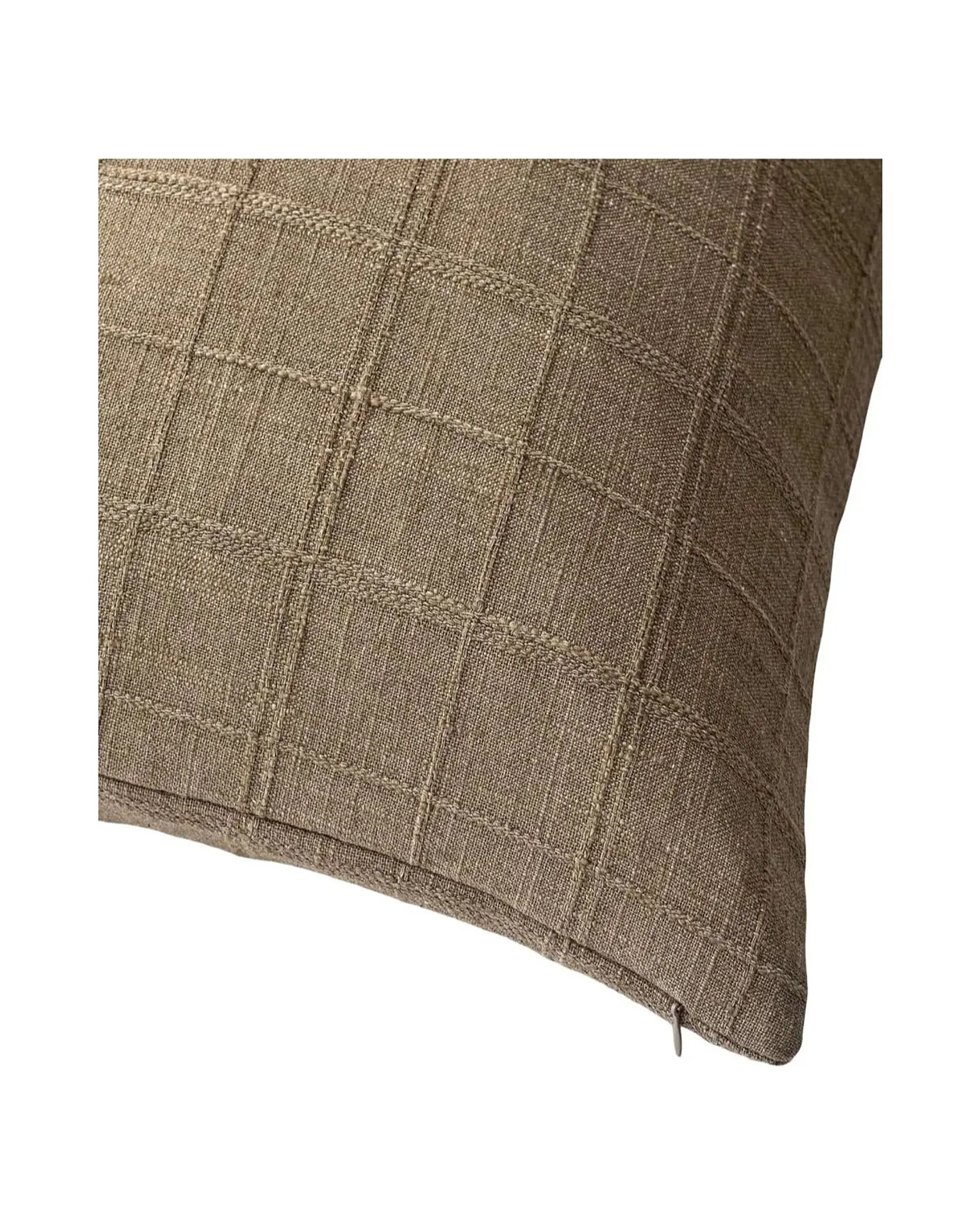 Pack de 2 Fundas de cojin Jacquard cuadrille  con relleno 3