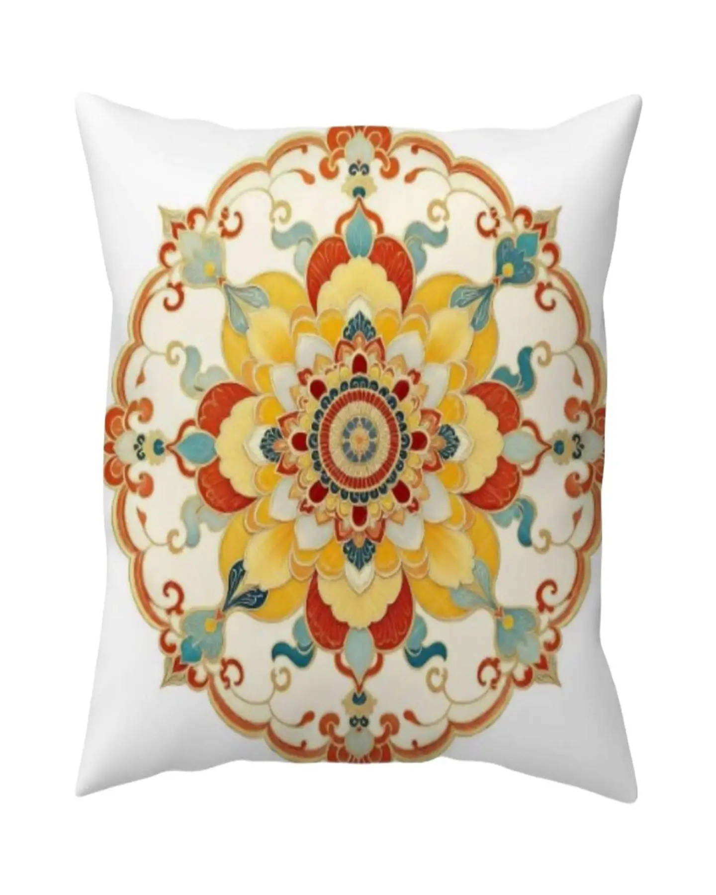 Pack de 2 Fundas de cojin mandala estampadas  con relleno 1