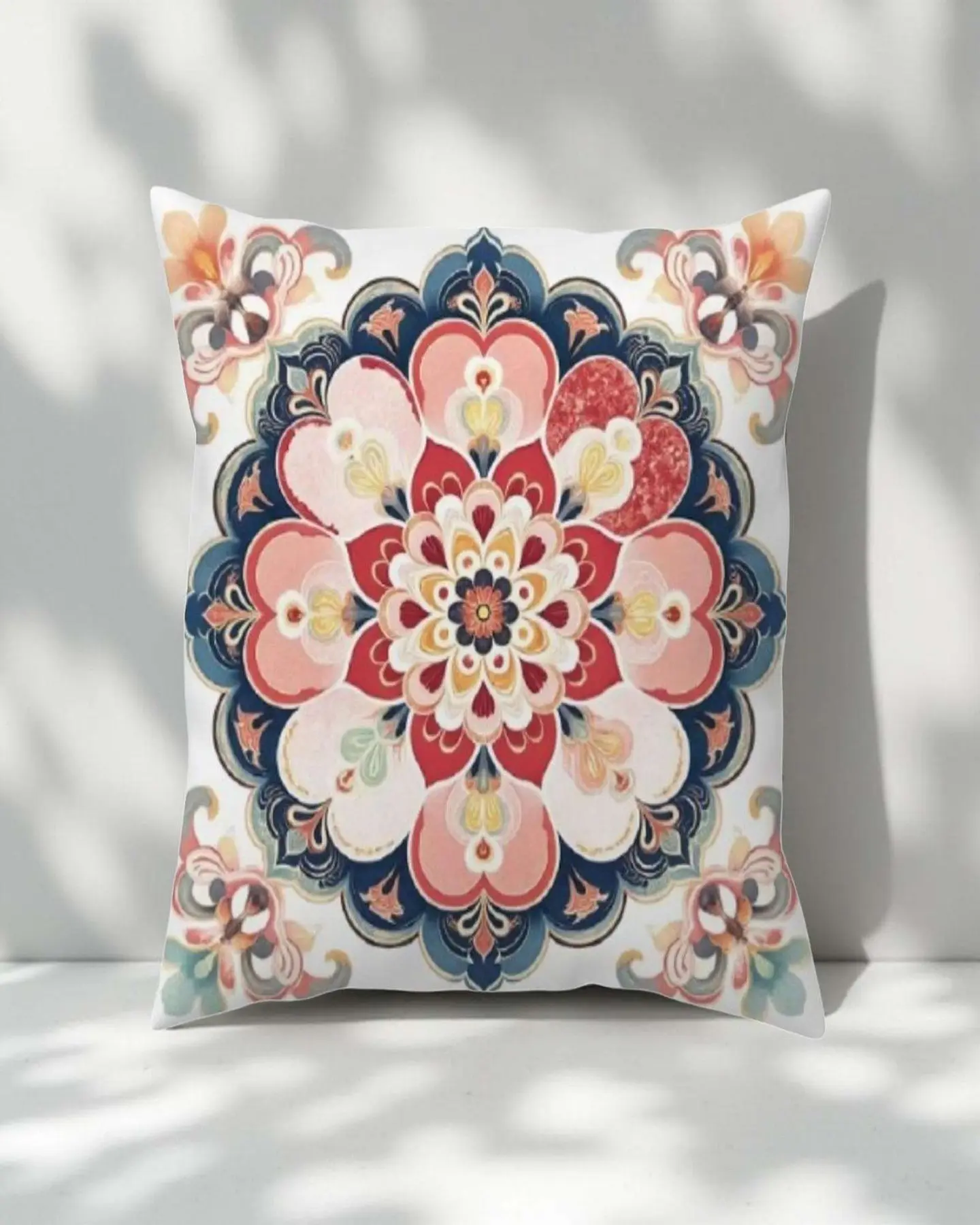 Pack de 2 Fundas de cojin mandala estampadas  con relleno 4