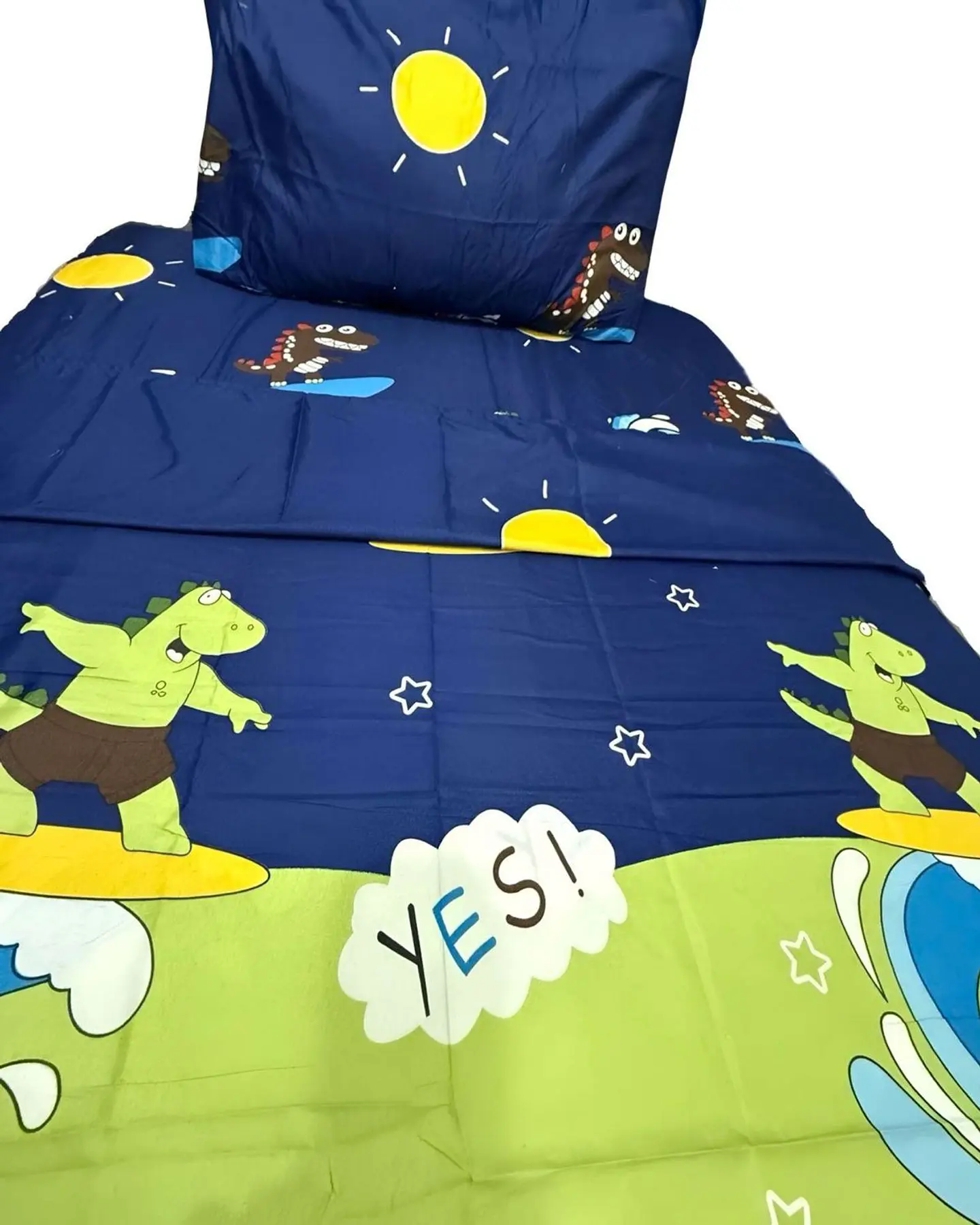 Juego de sábanas plaza y media infantil niña niño Dino 4