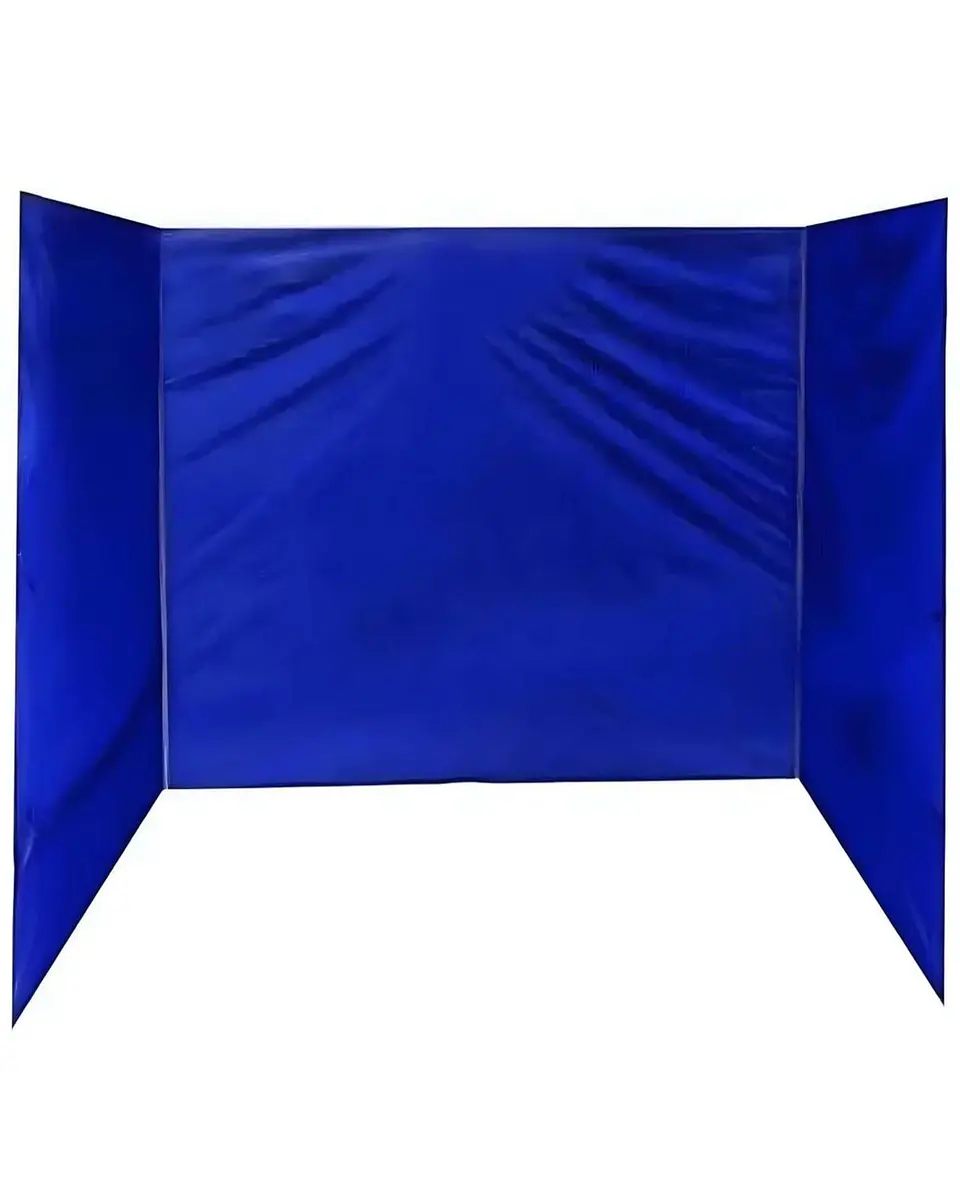 Toldo Plegable Más Laterales Azul Carpa Filtro Uv 6