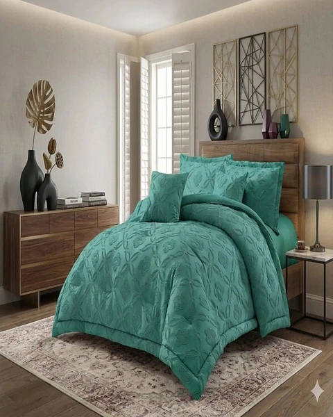 Cubrecama Quilt Nórdico Delgado Diseño Flores king