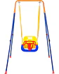 Juego de columpios 3 en 1 con soporte para niños - Miniatura 1