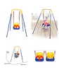 Juego de columpios 3 en 1 con soporte para niños - Miniatura 5