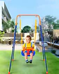 Juego de columpios 3 en 1 con soporte para niños - Miniatura 6