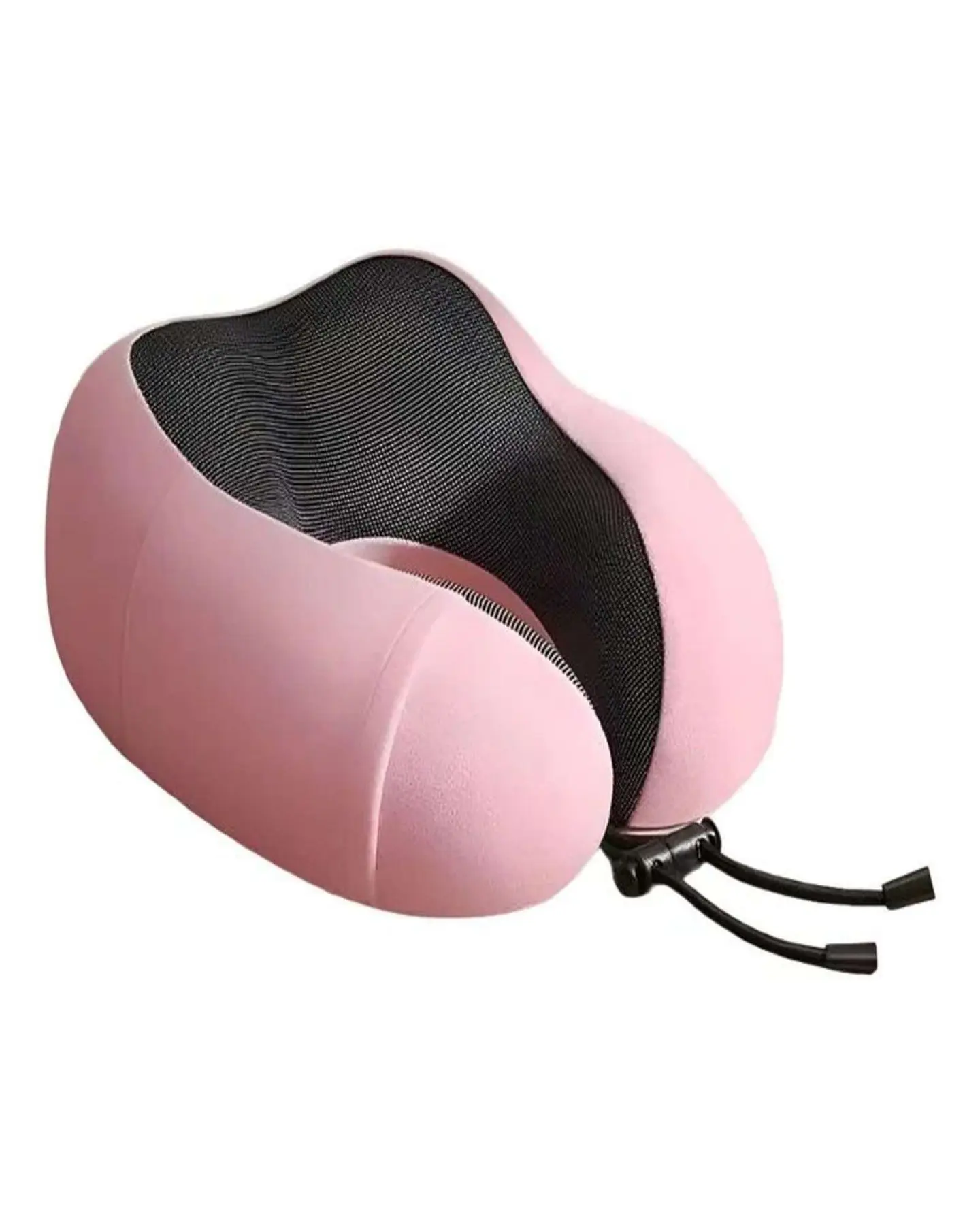 Cómoda Almohada De Cuello Viaje tela magnetica Rosa 1
