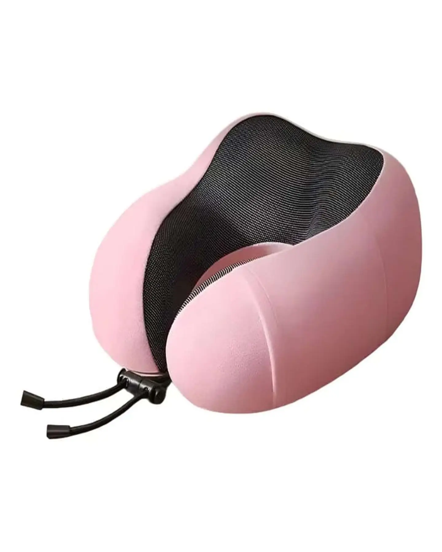 Cómoda Almohada De Cuello Viaje tela magnetica Rosa 2