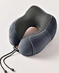 Cómoda Almohada De Cuello Viaje tela magnetica gris - Miniatura 4