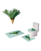Juego 5 piezas con Cortina de baño de Tela Poliéster y  Forro de Ducha de Plástico - Miniatura 2