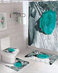 Juego 5 piezas con Cortina de baño de Tela Poliéster y  Forro de Ducha de Plástico - Miniatura 6