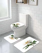 Juego 5 piezas con Cortina de baño de Tela Poliéster y  Forro de Ducha de Plástico - Miniatura 5