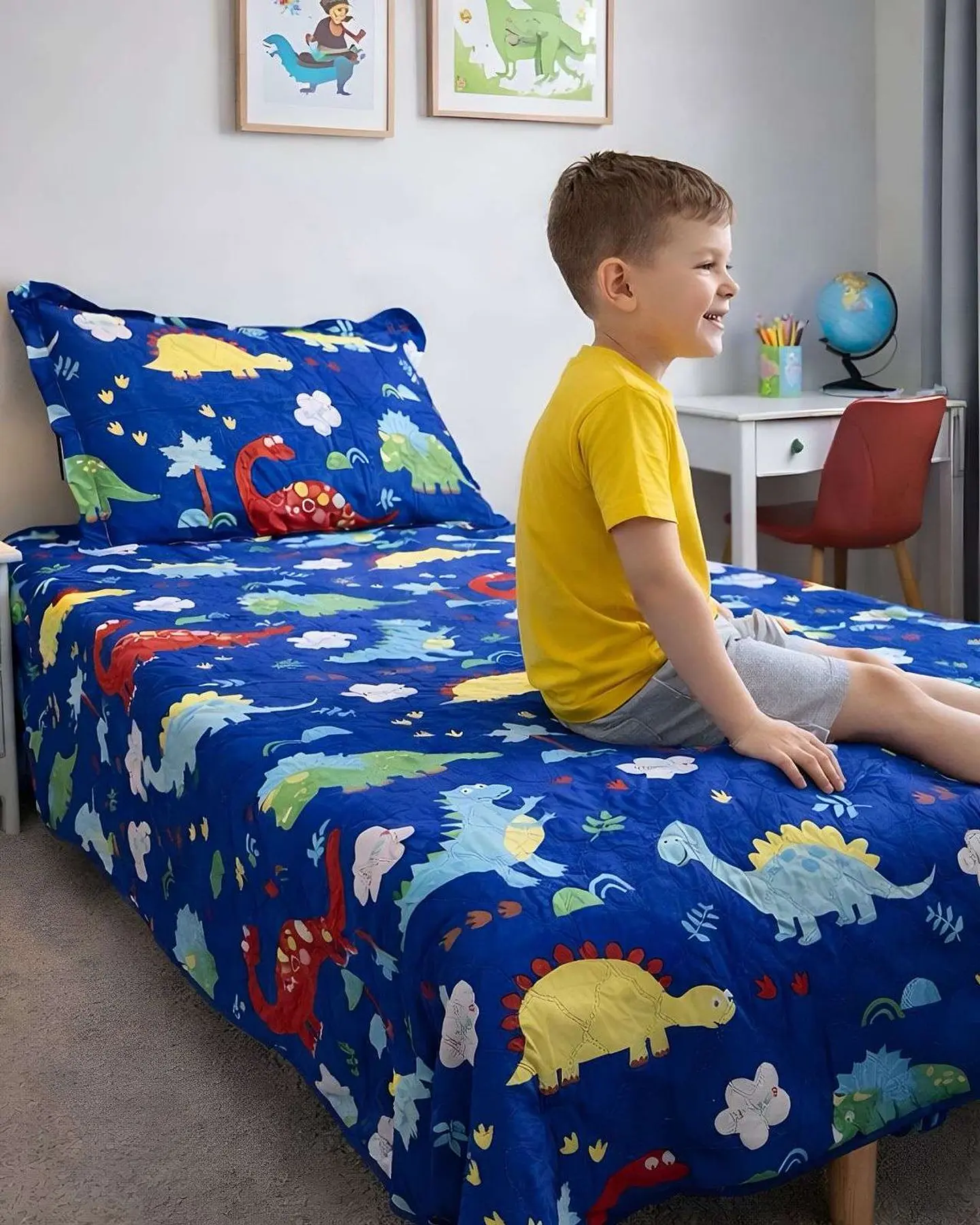 SET SABANA MAS CUBRECAMA  DE VERANO NIÑA NIÑO INFANTIL PLAZA Y MEDIA 1