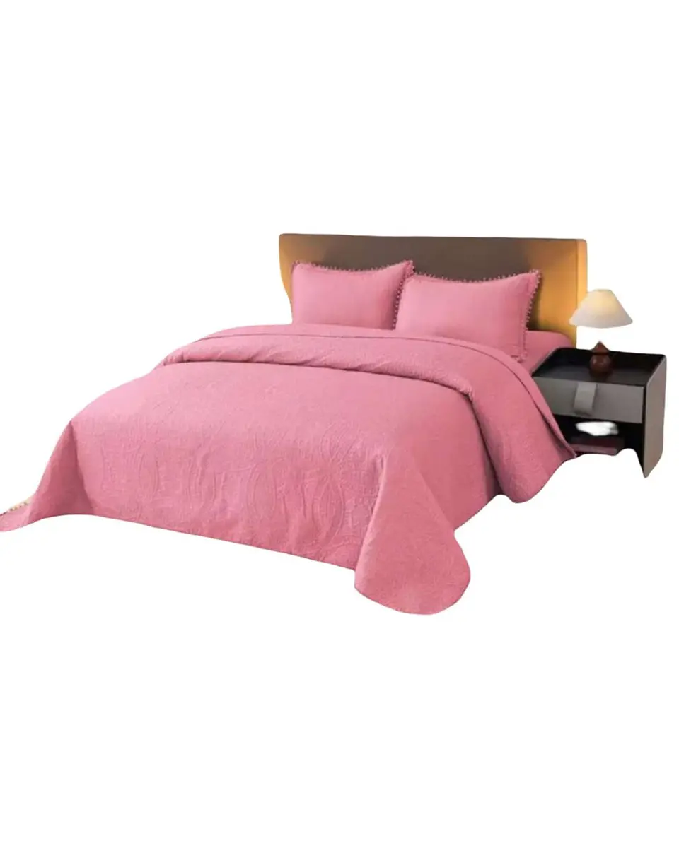 Cubrecama con pompones 2 plazas 2
