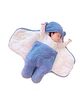 SACO DE BEBÉ OSITO TALLA 6 MESES AZUL - Miniatura 5