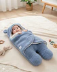SACO DE BEBÉ OSITO TALLA 9 MESES AZUL - Miniatura 4