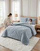 Cubrecama Plumon con Chiporro King Texturizado Hojas - Miniatura 4