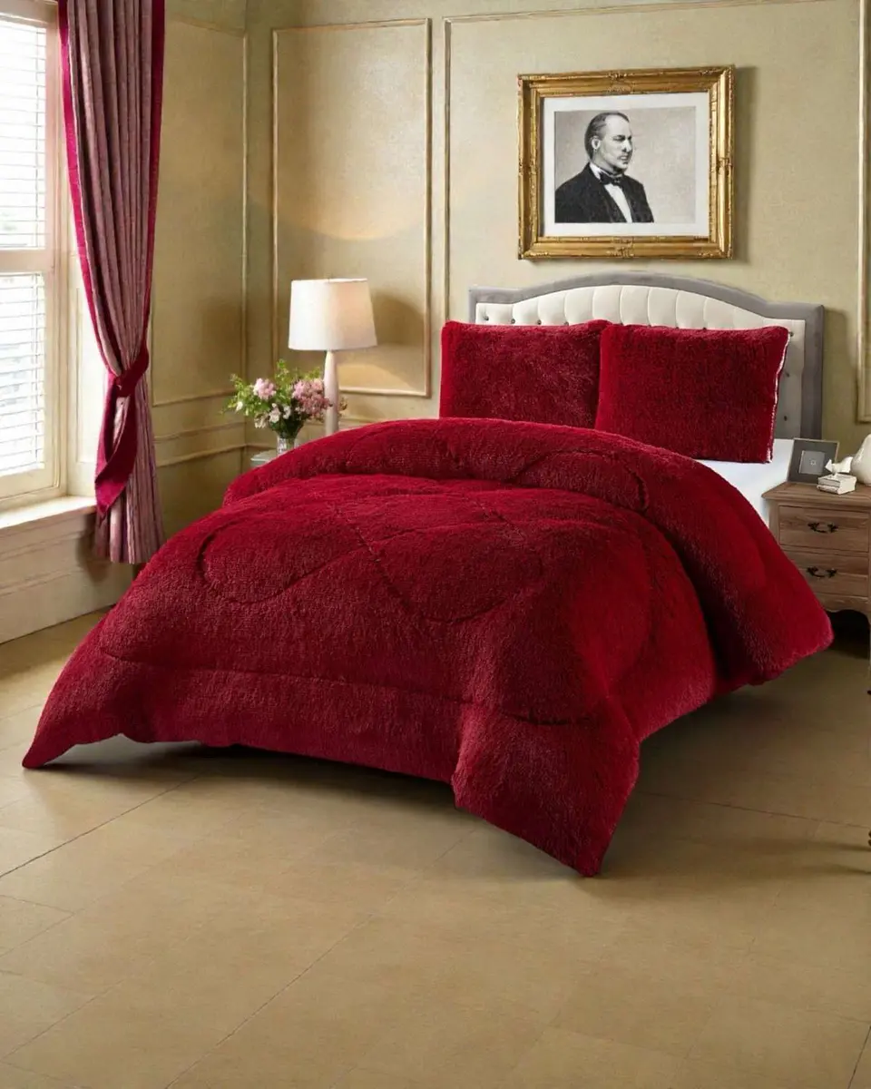 Cubrecama King Chiporro Peludo Premium 250x270 cm 4
