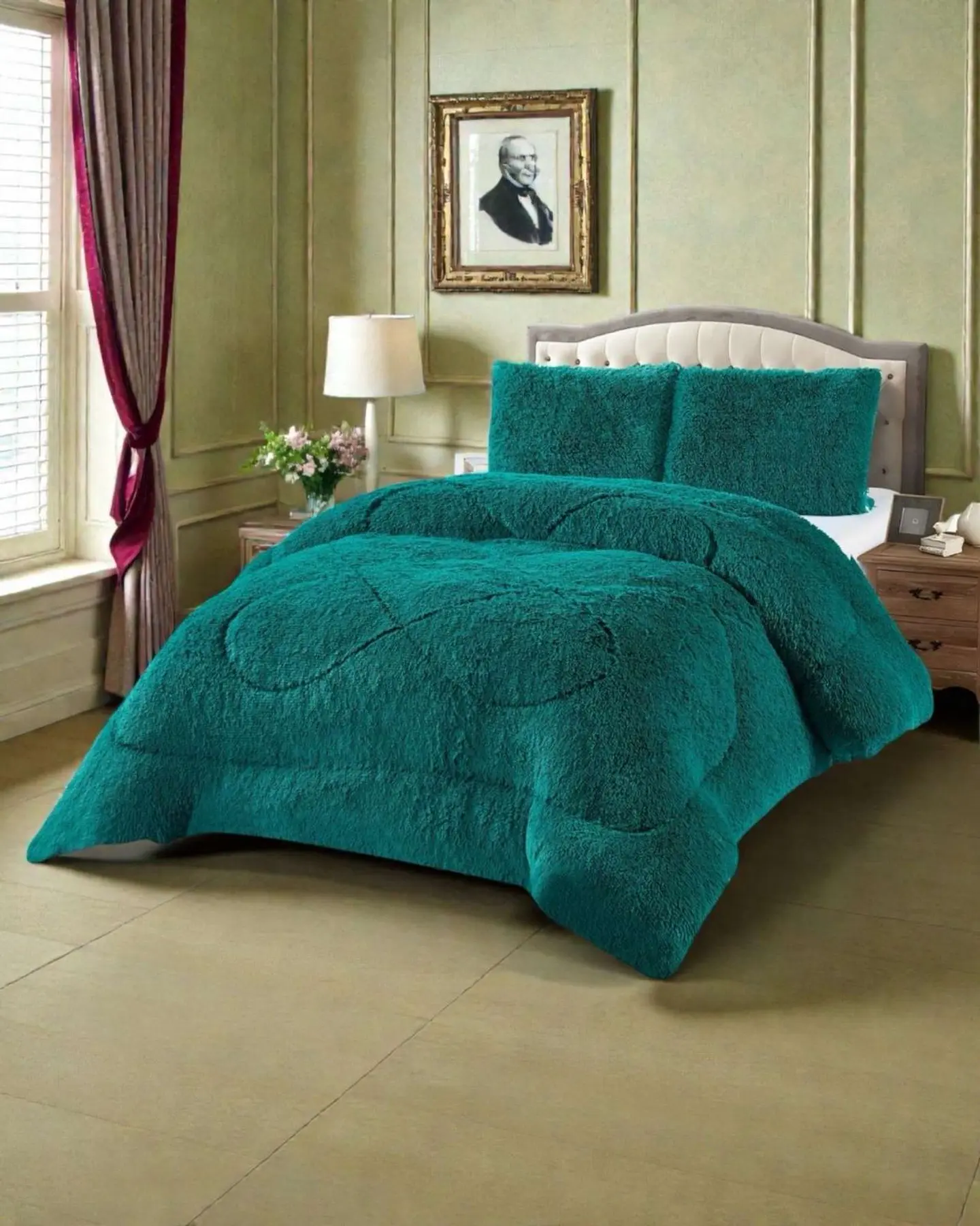 Cubrecama King Chiporro Peludo Premium 250x270 cm 4