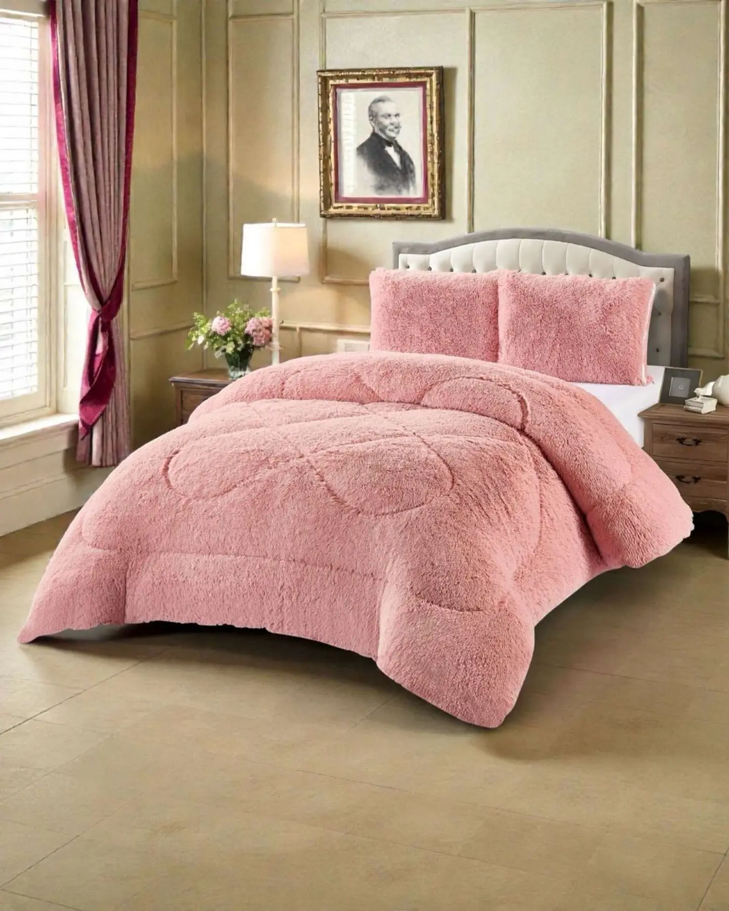 Cubrecama King Chiporro Peludo Premium 250x270 cm 4