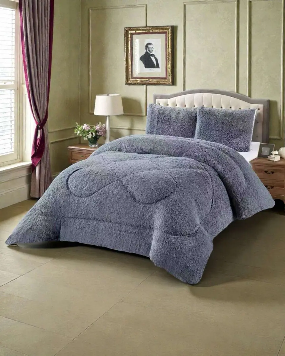 Cubrecama King Chiporro Peludo Premium 250x270 cm 4