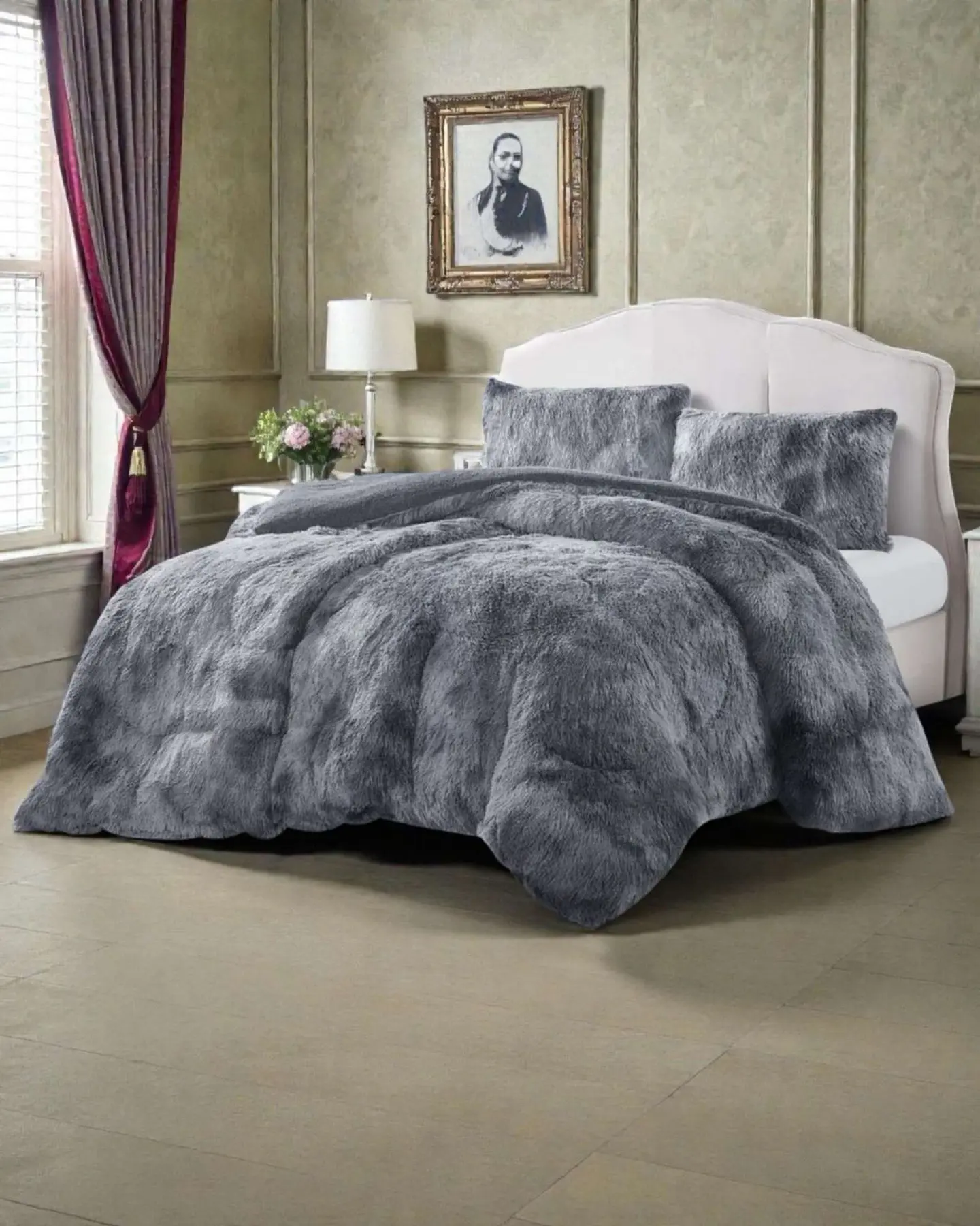 Cubrecama King Chiporro Peludo Premium 250x270 cm 4