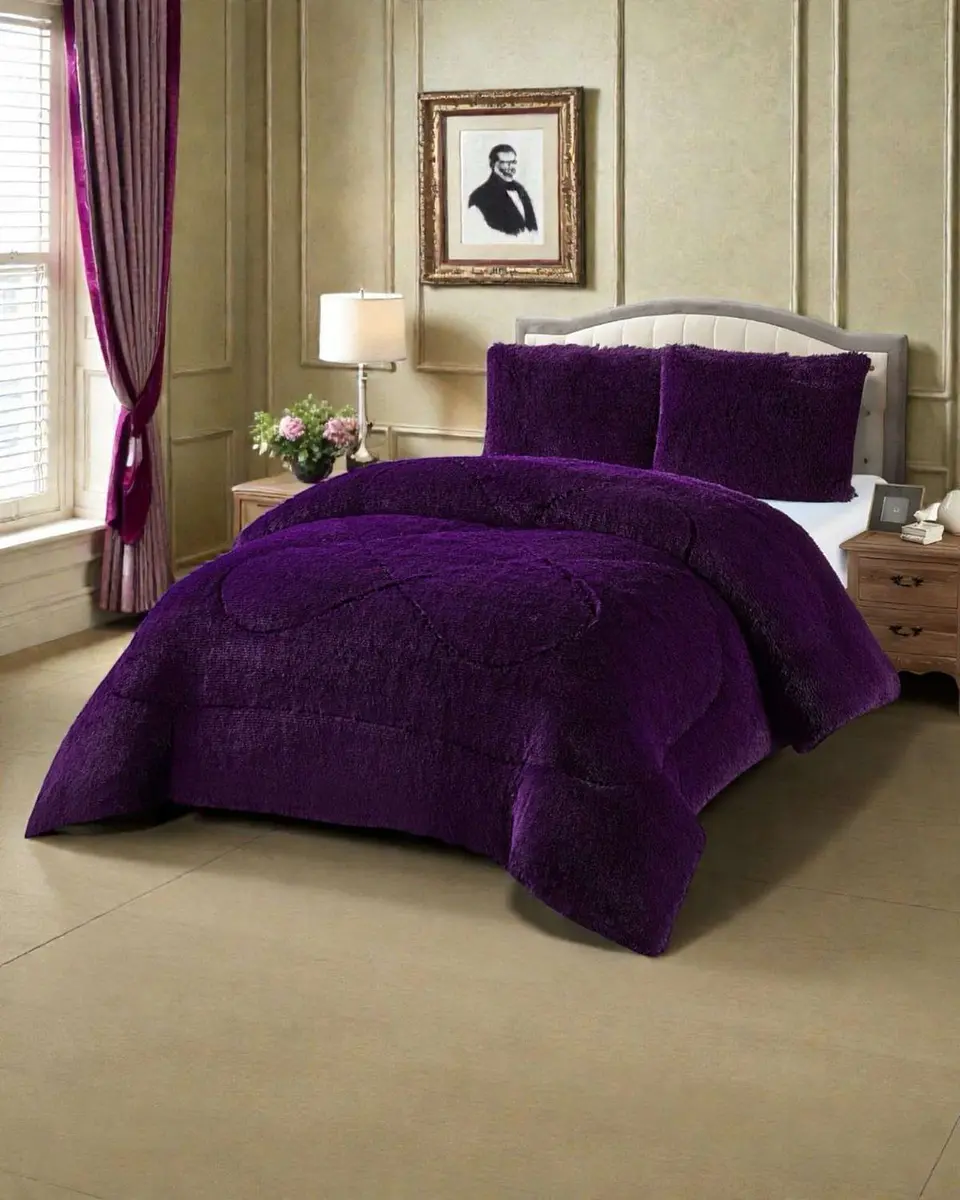 Cubrecama King Chiporro Peludo Premium 250x270 cm 4