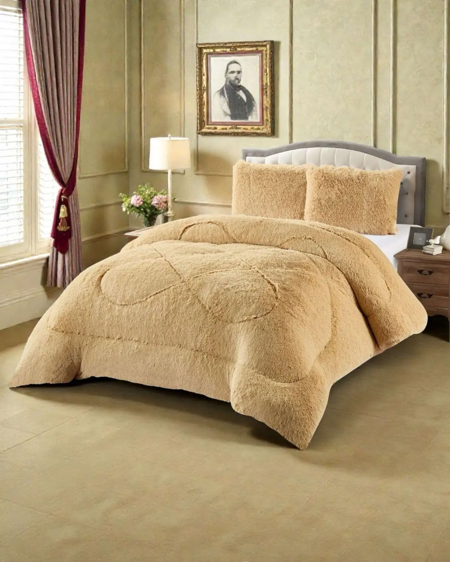 Cubrecama King Chiporro Peludo Premium 250x270 cm 4