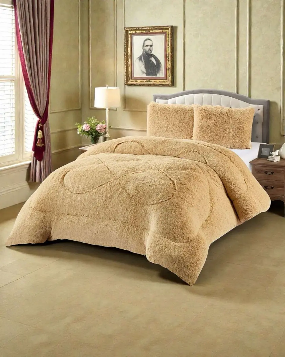Cubrecama King Chiporro Peludo Premium 250x270 cm 4