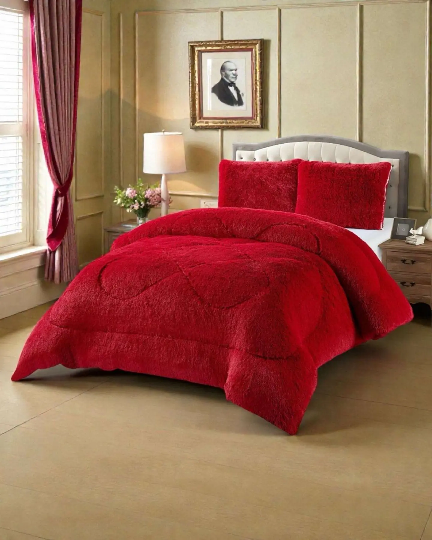 Cubrecama King Chiporro Peludo Premium 250x270 cm 4