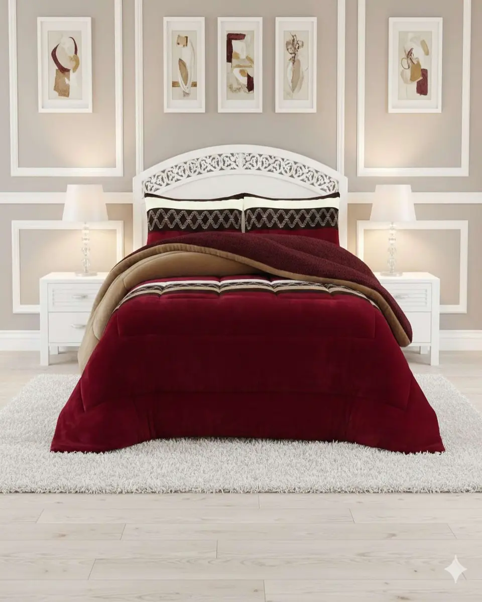 Cubrecama Plush con  Chiporro de Invierno 2 Plazas 1