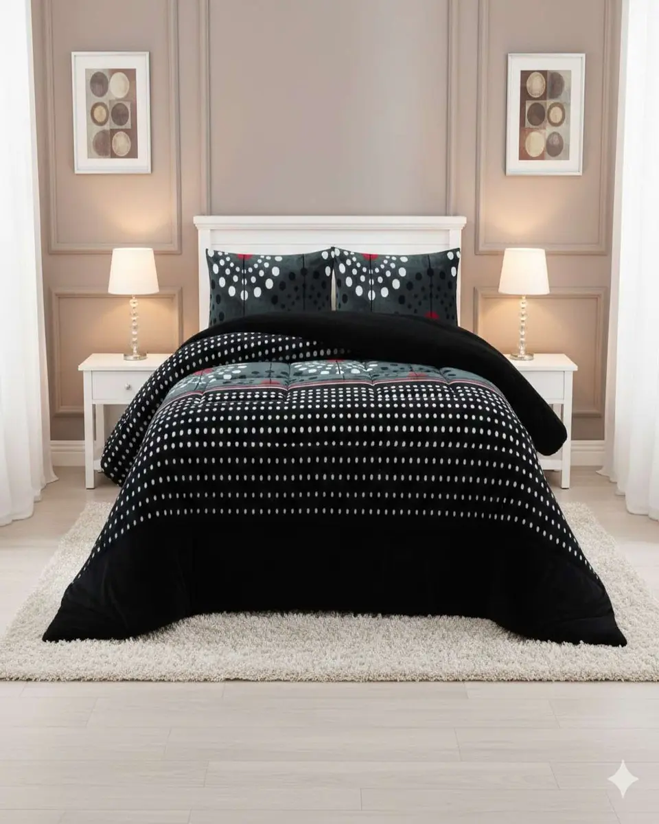 Cubrecama Plush con  Chiporro de Invierno 2 Plazas 1