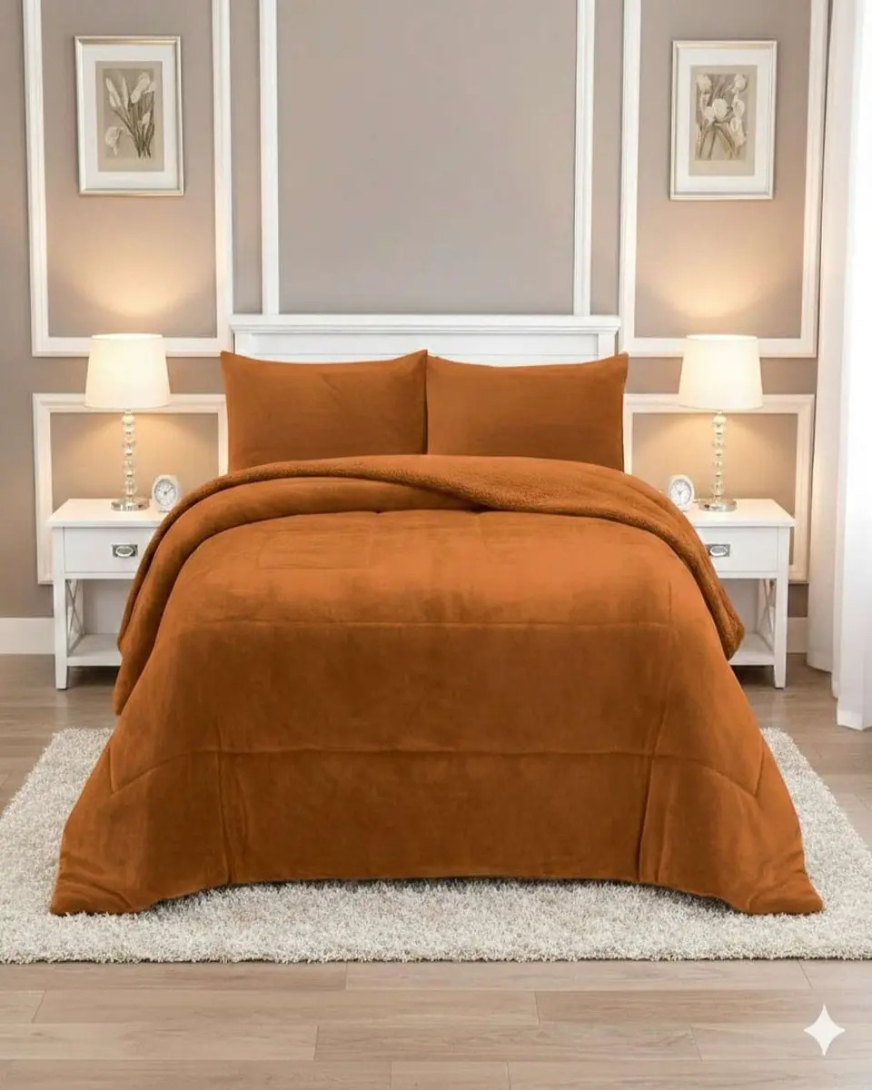 Cubrecama Plush con  Chiporro de Invierno 2 Plazas 1