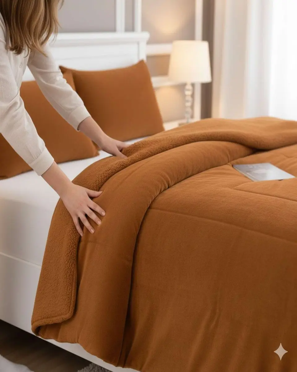 Cubrecama Plush con  Chiporro de Invierno 2 Plazas 3