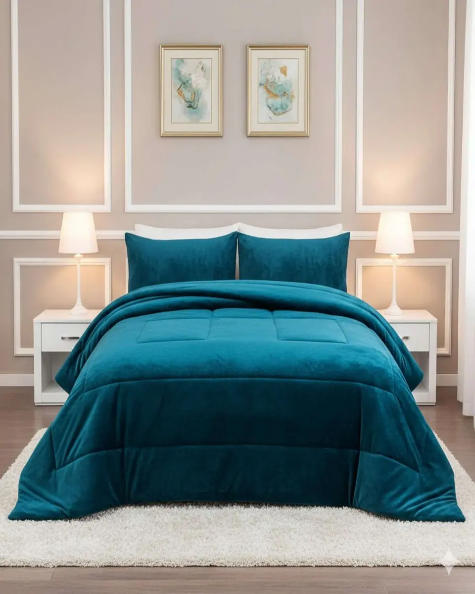 Cubrecama Plush con  Chiporro de Invierno 2 Plazas 1