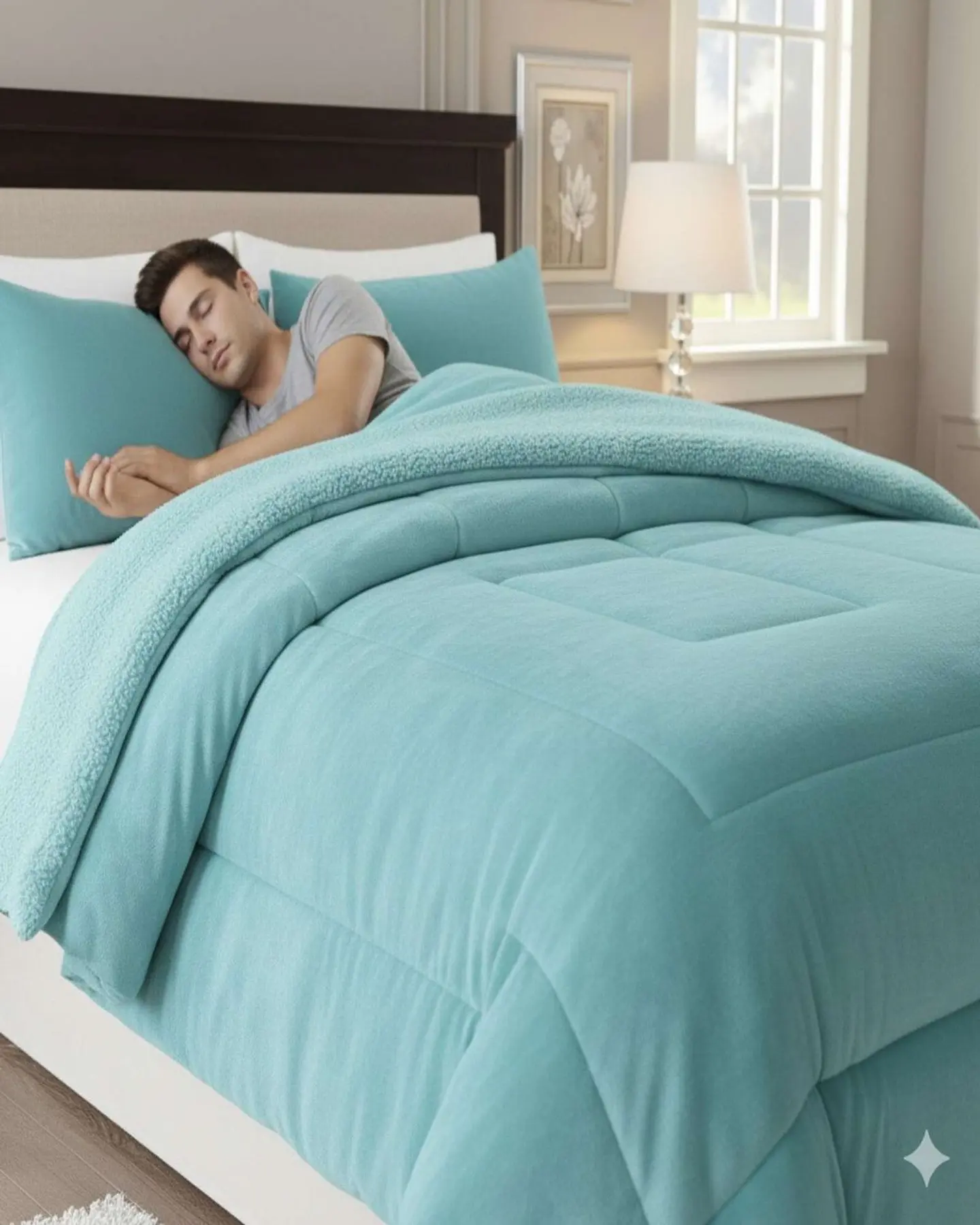Cubrecama Plush con  Chiporro de Invierno 2 Plazas 4