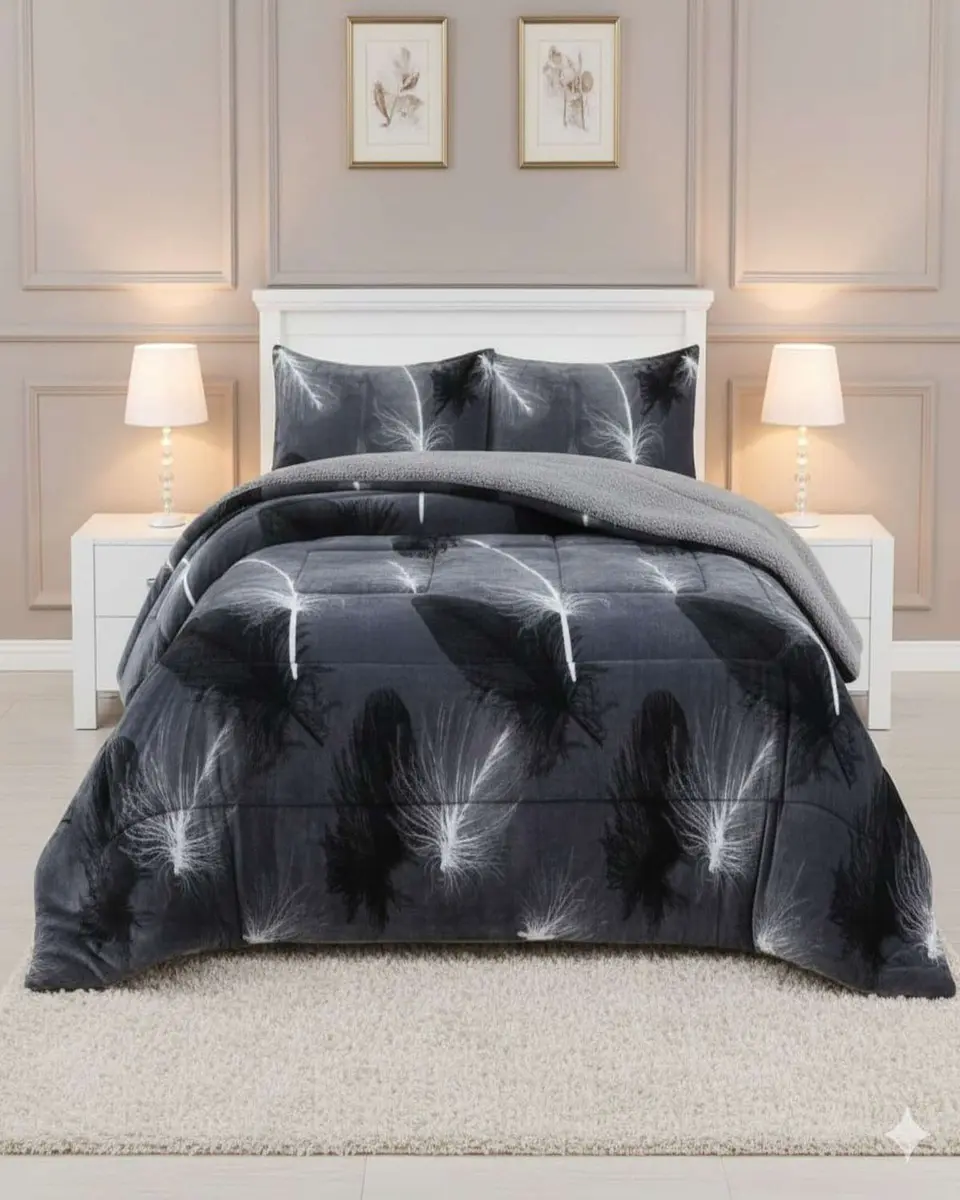 Cubrecama Premium Plush y Chiporro - Invierno King 1