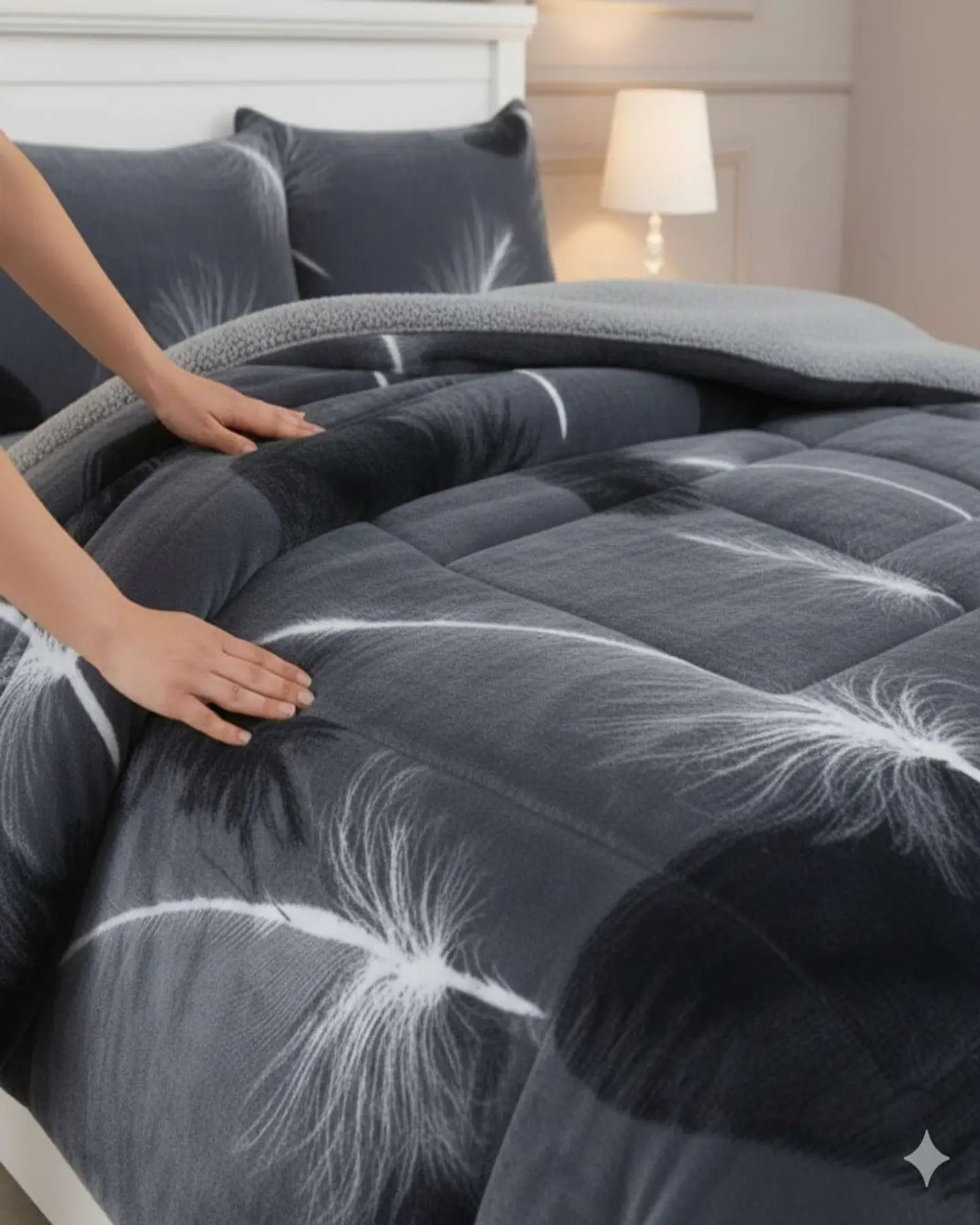 Cubrecama Premium Plush y Chiporro - Invierno King 3