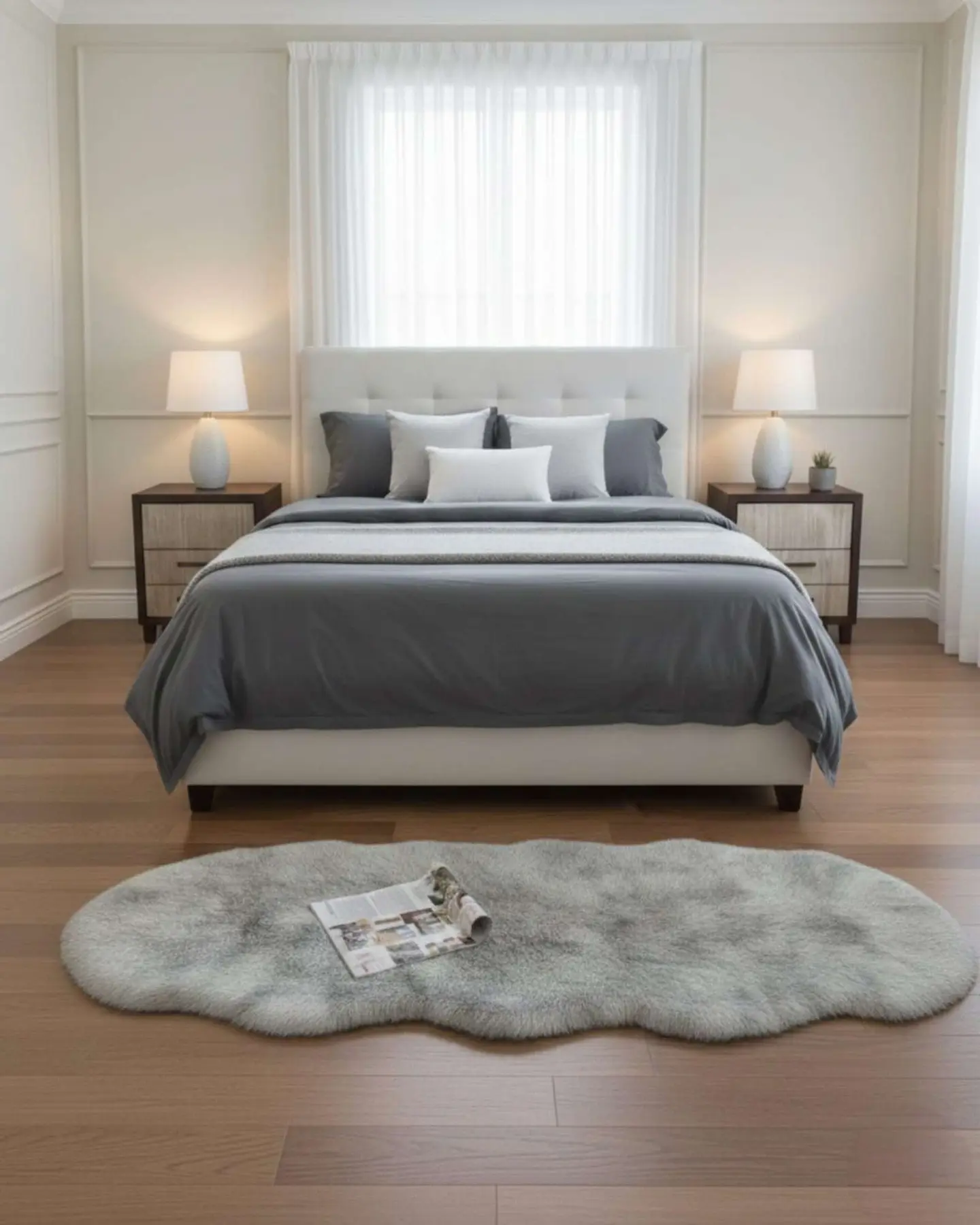 Alfombra de pelo de Oveja sintetico ultra suave 3