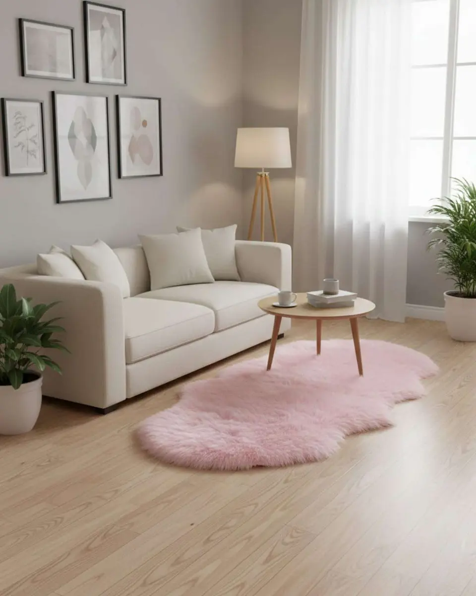 Alfombra de pelo de Oveja sintetico ultra suave 4