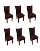 SET DE 6 FUNDAS LISAS ELASTICADAS DE SILLAS - Miniatura 3