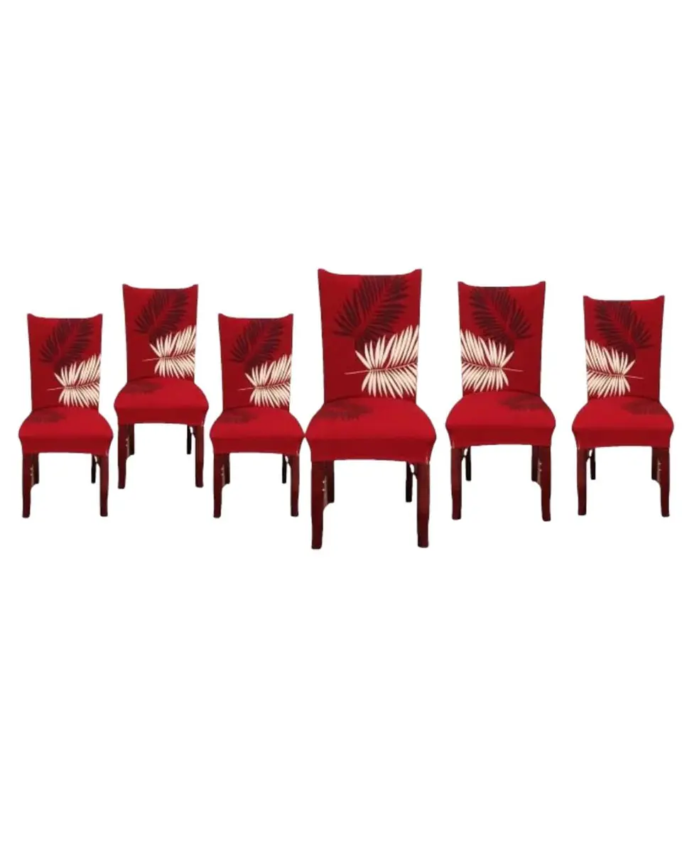 SET DE 6 FUNDAS LISAS ELASTICADAS DE SILLAS 6