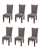 SET DE 6 FUNDAS LISAS ELASTICADAS DE SILLAS - Miniatura 3