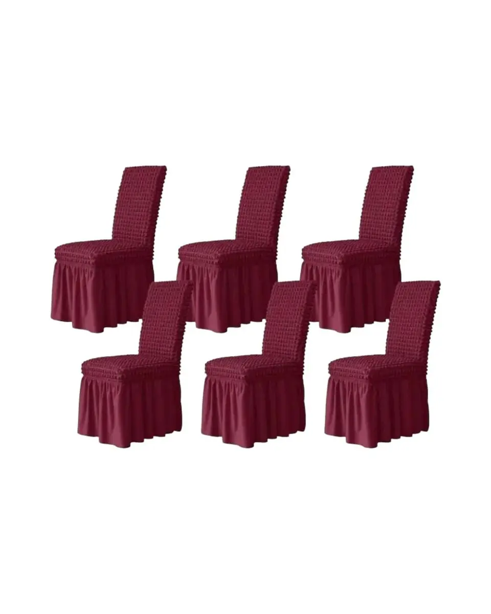 SET DE 6 FUNDAS  DE SILLAS 100% TURKAS 3
