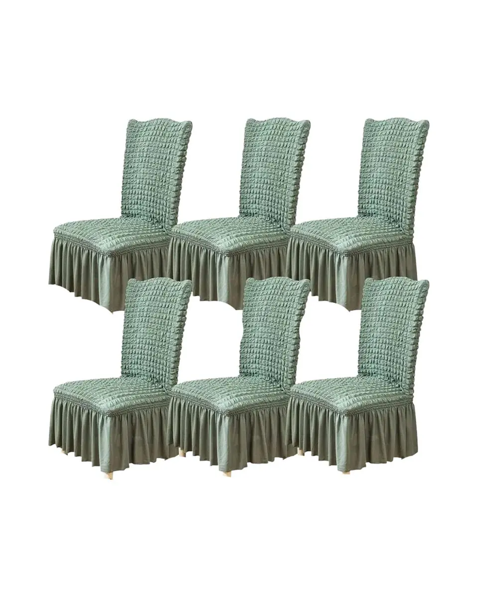 SET DE 6 FUNDAS  DE SILLAS 100% TURKAS 3