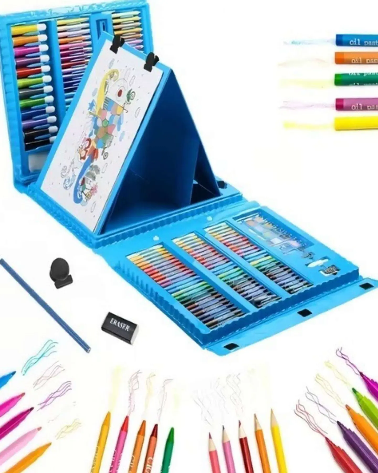 Set de Arte Pequeños Maestros 208 herramientas para crear sin límites 1