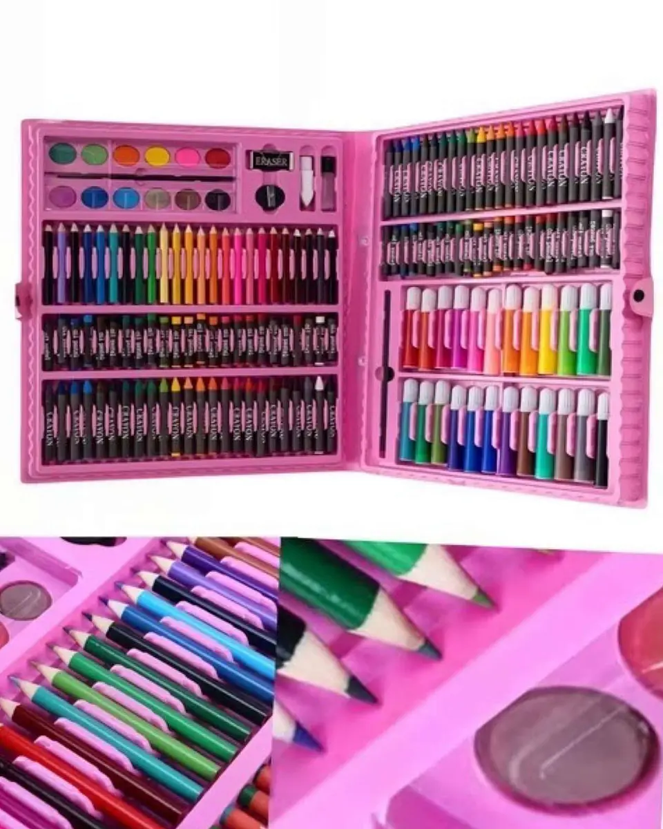 Maletín de Arte Infantil Todo en Uno 168 piezas esenciales 1