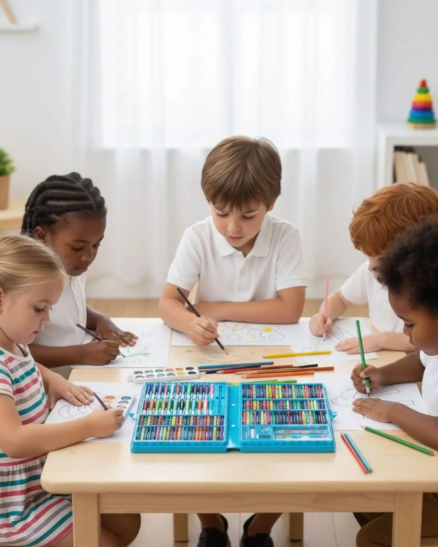 Maletín de Arte Infantil Todo en Uno 168 piezas esenciales 3