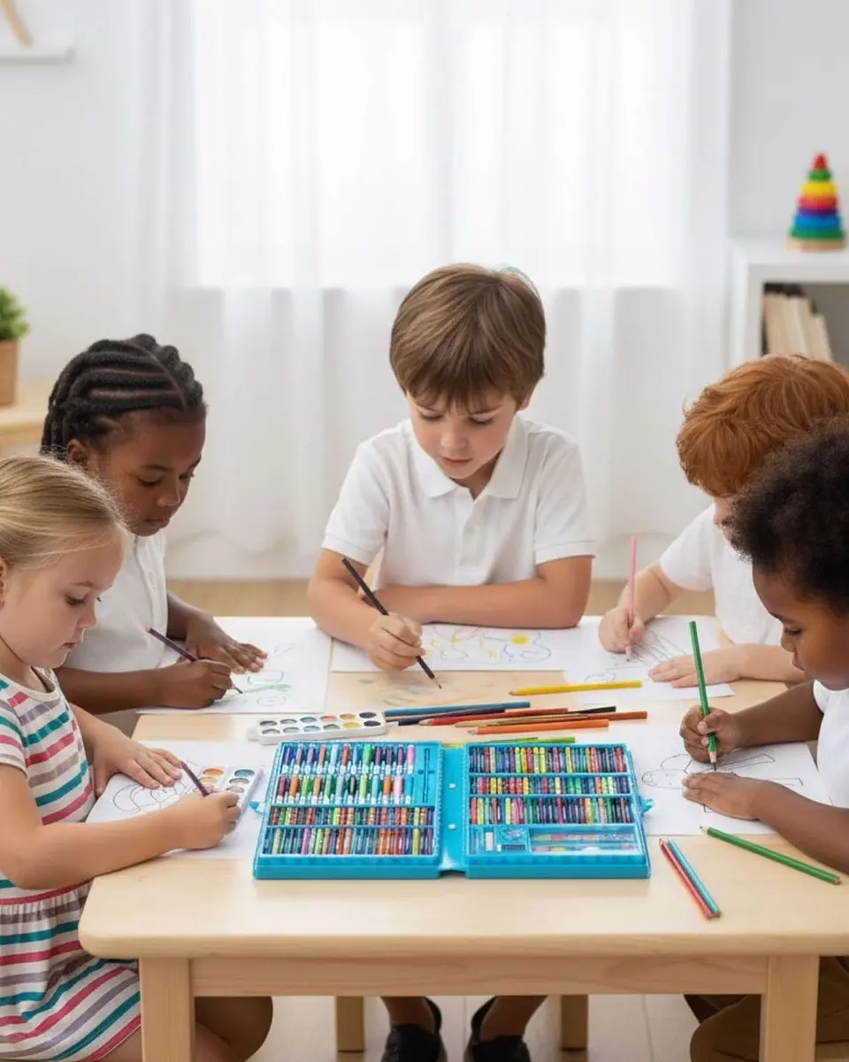 Maletín de Arte Infantil Todo en Uno 168 piezas esenciales 3